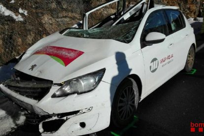 Frente común de las diputaciones de Lleida y Huesca y alcaldes de la N-230 en diciembre de 2016.