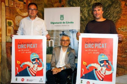 Un momento de la presentación de Circ Picat, ayer, en la Diputación.