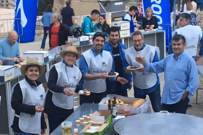 Després de la carrera, no competitiva, hi va haver una caragolada.