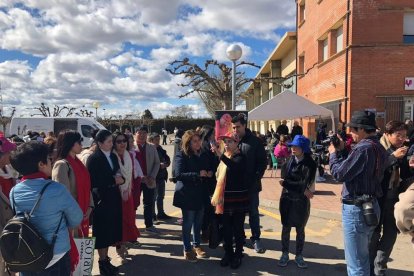 L’alcaldessa, Rosa Pujol, va rebre el grup de japonesos.