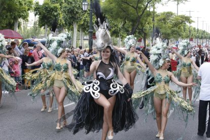 Les dos capitanes lluitant al pont Llevadís.