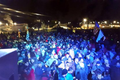 Les campanades es van traslladar fins a les portes de la presó de Lledoners.