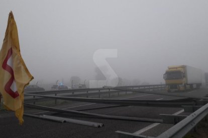 Els CDR tallen l'A-2 a Alcarràs