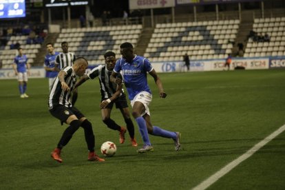 Una de les moltes ocasions clares del Lleida.
