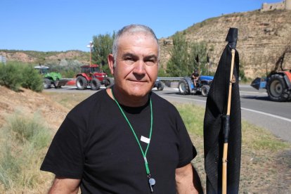 Retenció durant un dels talls de l’Eix de l’Ebre.