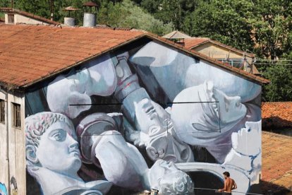 Una de les últimes intervencions de Jofre a Konvent.zero (Berga).