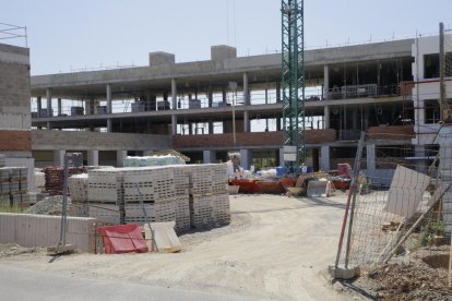 Les obres de la nova escola d’Almenar.