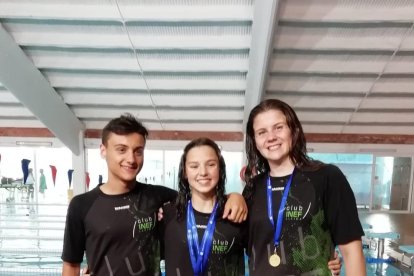 Els nadadors lleidatans van pujar ahir al podi del Campionat de Catalunya en vuit ocasions.