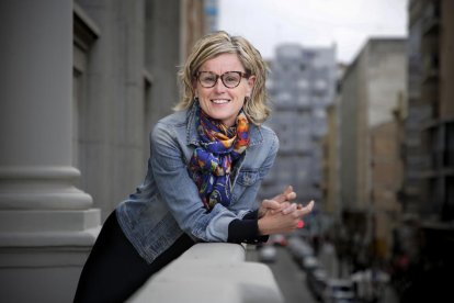 Mínguez se estrena como aspirante a diputada.