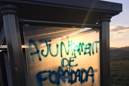Pintadas aparecidas en Foradada