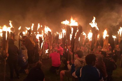 La població de la Durro és la primera que celebra falles.