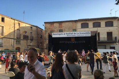 Els lleidatans La Terrasseta de Preixens van animar divendres a la nit el Festival de la Granadella.