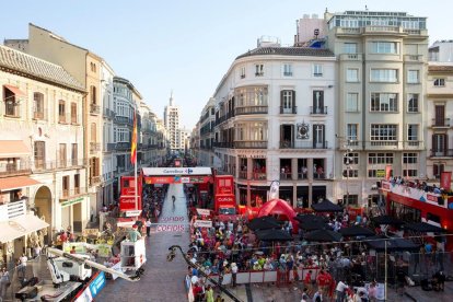 L’australià Rohan Dennis, abans de prendre la sortida de la contrarellotge.