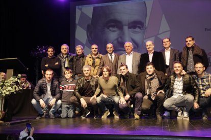 Robert asistió al acto acompañado de sus familiares.