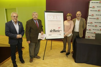 Moment de la presentació de DeNuvis ahir a la Llotja.