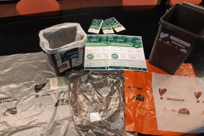 L’alcalde, Fèlix Larrosa, i el regidor de Sostenibilitat, Joan Queralt, van presentar ahir el sistema.