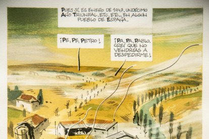 història. El còmic beu del dia a dia de la gent de postguerra en una ciutat com Barcelona.