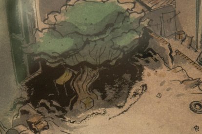 història. El còmic beu del dia a dia de la gent de postguerra en una ciutat com Barcelona.