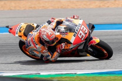 Marc Márquez, este domingo en el GP de Tailandia.