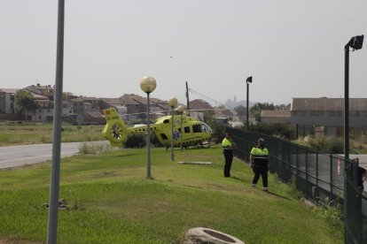 Una decena de empleados fueron examinados por los sanitarios a las puertas de Subi.Sat.