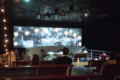 La historia de la compañía se explica en un barco a las visitas.