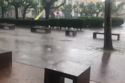 Lluvia en Tàrrega