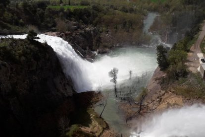 El pantà de Sant Antoni, a Talarn, va alliberar fins a 155 metres cúbics per segon i estava al 99,6%.