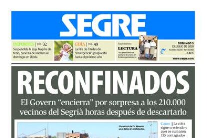 Supermercado vacío pocos días antes del estado de alarma.