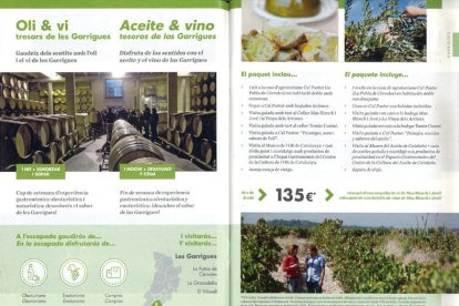 Alguns dels paquets turístics que promociona el Patronat de Turisme i que els va dissenyar l’empresa Tu i Lleida.