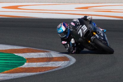 Marc, durant el test celebrat ahir al circuit malai de Sepang.