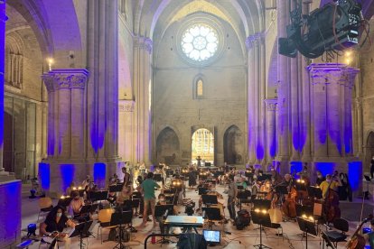 La Seu Vella es prepara per acollir el concert 'Essencial'