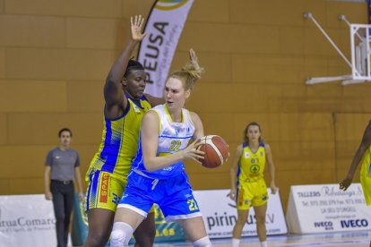 Yurena firmó ayer su mejor partido desde que volvió tras la lesión.