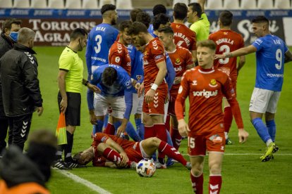 Marc Martínez es va lesionar i va ser substituït.
