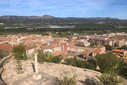 Vista panorámica de La Granja d’Escarp desde la Creu del Calvari.