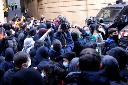 L’acte oficial del Dia de la Constitució es va celebrar a l’aire lliure, a causa de la pandèmia.