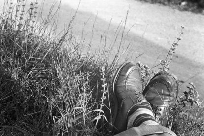 Josep durany. A la imatge del centre, Josep Durany, Pep de cal Benabella, que enguany compliria 100 anys.