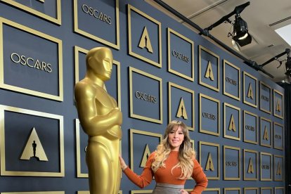 Elton John i Bernie Taupin, eufòrics per l’Oscar a millor cançó.