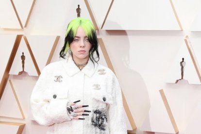 Elton John i Bernie Taupin, eufòrics per l’Oscar a millor cançó.