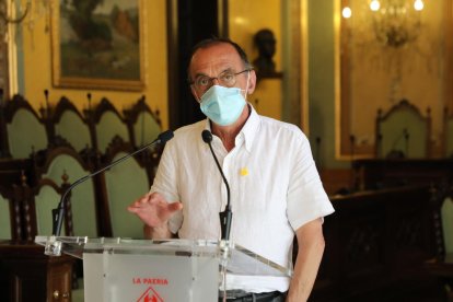 Rueda de prensa de Miquel Pueyo a la Paeria