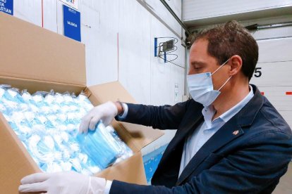 Pedro Sánchez ayer durante su encuentro telemático con los presidentes autonómicos.