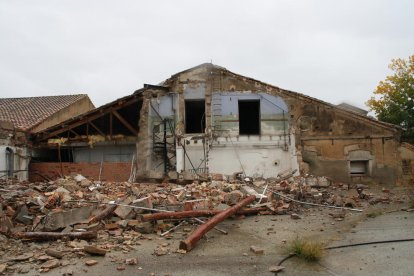 Las instalaciones de la fábrica antes del derribo.