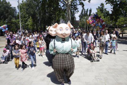 Concierto de Festa Major de la Banda Municipal de Lleida, ayer.