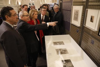 ‘Homenatge a Joan Prats’, litografía de Miró.