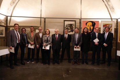 ‘Homenatge a Joan Prats’, litografía de Miró.