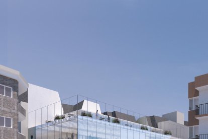 Visita de l’equip d’arquitectes lleidatans a Sanxenxo.