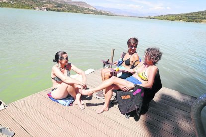 El pantano de Sant Antoni es una de las zonas de baño que hay en las comarcas de Lleida.