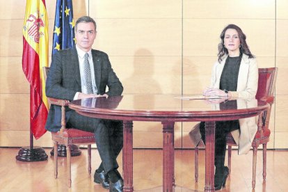 Pedro Sánchez i Pablo Casado es van reunir a primera hora del matí i van constatar les seues diferències.