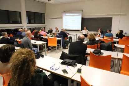 Carles Puigdemont i Lluís Puig, ahir, a Brussel·les.