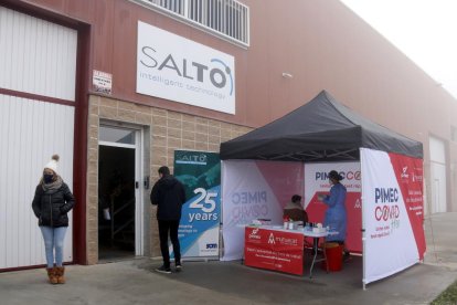 Pimec lleva tests de antígenos a empresas leridanas dentro de la iniciativa