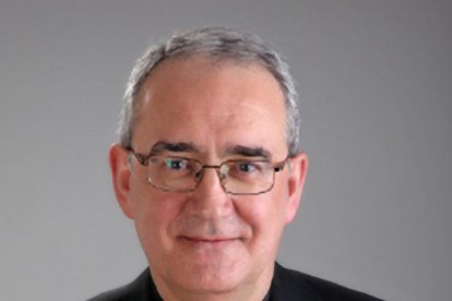 Els bisbes de Lleida, Salvador Giménez, i Barbastre, Ángel Pérez.